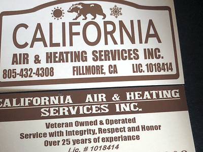 California Air Conditioning & Heating Services