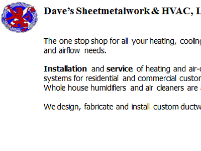 Dave's Sheetmetalwork & HVAC